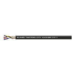 Câbles de données et d'ordinateur blindés PVC par paire TRONIC Li 2YCY noirs 21143/1000