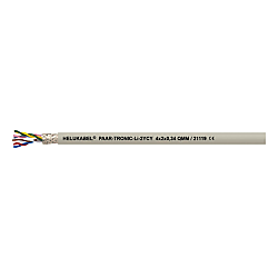 Câbles de données et d'ordinateur blindés PVC par paire TRONIC Li 2YCY gris 21119/500