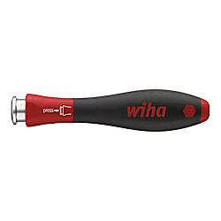 Wiha Manche de tournevis SoftFinish®-telescopic pour lame interchangeable SYSTEM 4 4.0 mm (30373)