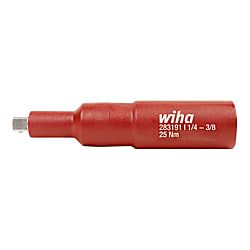 Wiha Adaptateur carré isolé 3/8" pour clé à douille 1/4"
