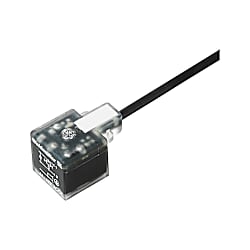 Cavo per valvola (assemblato), connettore su un lato - spina valvola, design A 1026730300