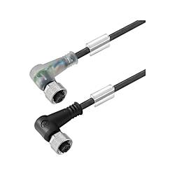 Cavo sensore-attuatore (assemblato) , cavo di collegamento, M12 / M12 1009181000