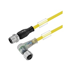 Cavo sensore-attuatore (assemblato) , cavo di collegamento, M12 / M12 1071990350