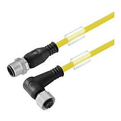 Cavo sensore-attuatore (assemblato) , cavo di collegamento, M12 / M12 1093070300