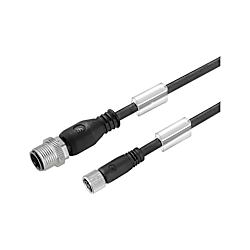 Cavo sensore-attuatore (assemblato) , cavo di collegamento, M12 / M8 1437510100