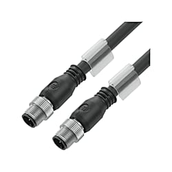 Cavo sensore-attuatore (assemblato) , cavo di collegamento, M12 / M12 1217042000