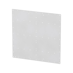 Piastra di montaggio (alloggiamento), preforata, acciaio inox 1.4301 (304), non trattata, argento 1257710000