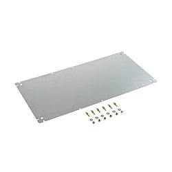 Piastra di montaggio (alloggiamento), piastra di montaggio, lamiera d'acciaio, zincata, argento 9502910000