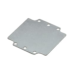 Piastra di montaggio (alloggiamento), lamiera d'acciaio, zincata, argento 9510580000