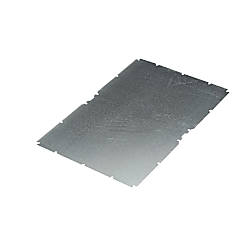 Piastra di montaggio (alloggiamento), piastra di montaggio, lamiera d'acciaio, zincata, argento 9535980000