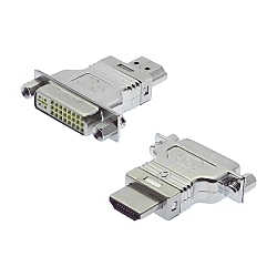 Adattatore HDMI A maschio / DVI-D femmina centrale "RF-BLOK"