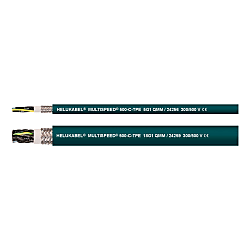 Cavo per catena portacavi, in TPE schermato resistente ai raggi UV senza alogeni MULTISPEED 500 C