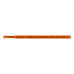 Cavo di controllo in PVC JZ 500 arancione