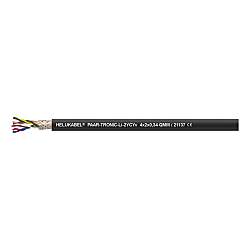 Cavi per dati e computer in PVC schermati PAAR TRONIC Li 2YCY, colore nero