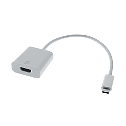 Maschio USB C a femmina A HDMI, bianco