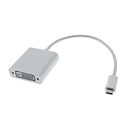 Maschio USB C a femmina DVI-D, bianco