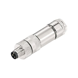Connettore maschio tondo (configurazione libera), maschio, dritto, M8