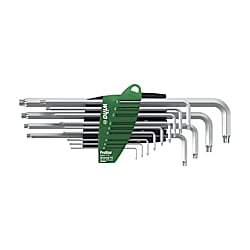 Wiha Set di chiavi a brugola in supporto ProStar, argento titanio
