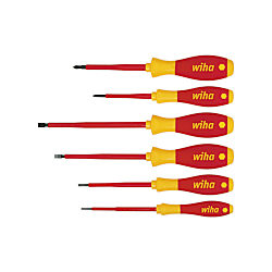 Wiha Set di giravite SoftFinish® electric, A taglio,