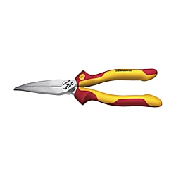 Wiha Pinza a becchi mezzitondi Industrial electric Con tagliente, forma curva, circa 40°