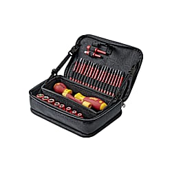 Wiha Utensili set slimVario® electric, Misto, 32 pezzi in borsa multifunzionale