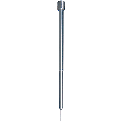 Miniatur-Schneidstempel / zylindrischer Kopf / schlanker Schaft / zweifach abgesetzt
