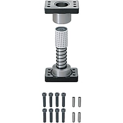 Ball bearing post guides for die sets / Guide bearing and retaining bearing / plastic ball cage