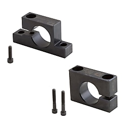 Gas spring holder blocks / horizontal alignment