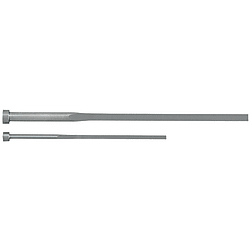 Precision flat ejector pins / head shape selectable / HSS / length configurable