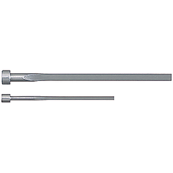 Flat ejector pins / head shape selectable / HSS / short shaft / dimensions configurable / large version