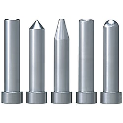 Kernstifte / zylindrisch / Werkzeugstahl / D,L 0,01mm / Stirnform wählbar / JIS