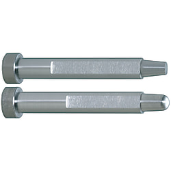 Contour core pins / cylindrical / HSS, tool steel / D 0.005, L 0.01mm / stepped / D-shape/square / face shape selectable