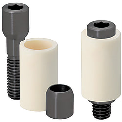 Separating plugs for mould halves / conical / friction fit / abrasion minimised / 120°C heat resistant
