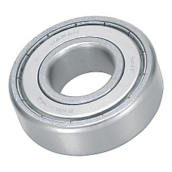 Deep groove ball bearings / single row / ZZ / stainless, EN 1.4301 equiv. / MISUMI SUB6202ZZ