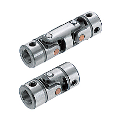 No Keyway Lovejoy Size D8B Universal Joint No Setscrew 3/4 Round Bore and 3/4 Round Bore 1.25 Outer Diameter 3.75 Overall Length 