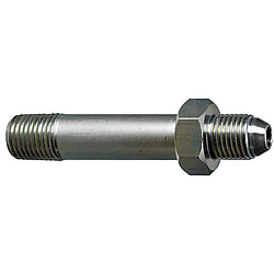 Fitting for Hydraulic Pressure / Water Pressure, Long Straight Type, Male Thread for Both PT / PF, -Long Straight / Male-
