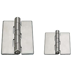 Flat hinges / unpunched / weldable / rolled / stainless steel / mirror polished / MISUMI HHSY90