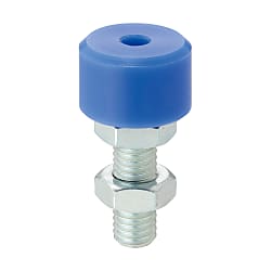 stopper bolts / hexagon socket at head / regular thread / MC-Nylon locking head / steel / chromated UNAHM10-30