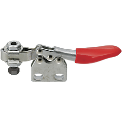 Toggle Clamp, Horizontal Type, Straight Base, Tip Bolt Slide Adjustment, Clamping Force 264.6 N
