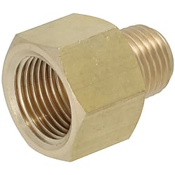 Brass Fittings for Steel Pipe / Reducer Socket / Threaded / Tapped