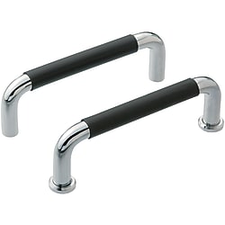 Round Handles With Rubber / Tapped