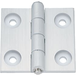 Flat hinges for construction profiles / cylindrical counterbores / demountable / plastic bush, slot springs / extruded aluminium / MISUMI