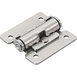 Torque hinges / fixed resistance / stainless steel / satin finish / MISUMI HHPT7