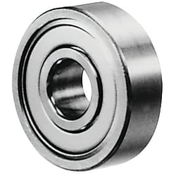 Deep groove ball bearings / single row / small diameters / ZZ / stainless / miniature / MISUMI