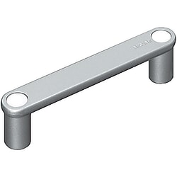 Handgriffe  / U-Form / quadratisch / Durchgangsbohrung / Aluminium, Edelstahl