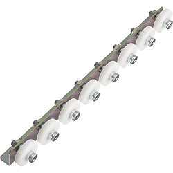 Rollenleisten / Breite 9 mm, 7 mm / Rollenmaterial wählbar / Ausführung wählbar