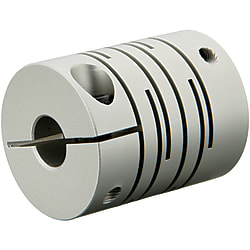 Slit couplings / hub clamping / cross slot / body: aluminium