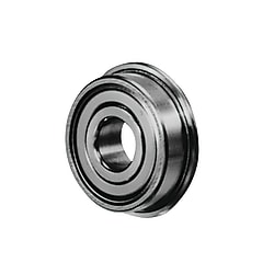 Deep groove ball bearings / single row / small diameters / outer ring with flange / ZZ / cost efficient / MISUMI C-FL698ZZ