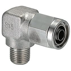 Couplings for Tubes / Nut and Sleeve Integrated / Half Elbows