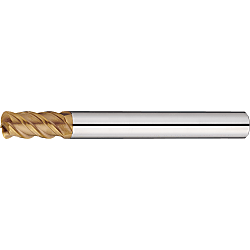TSC series carbide composite radius end mill, for high-feed machining, 4-flute, 45° spiral / short model